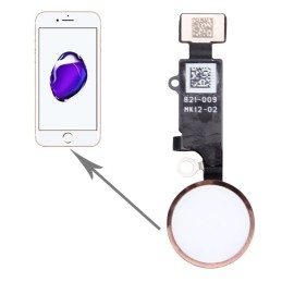 IPHONE 7 - TASTO HOME NO FINGERPRINT ROSE GOLD