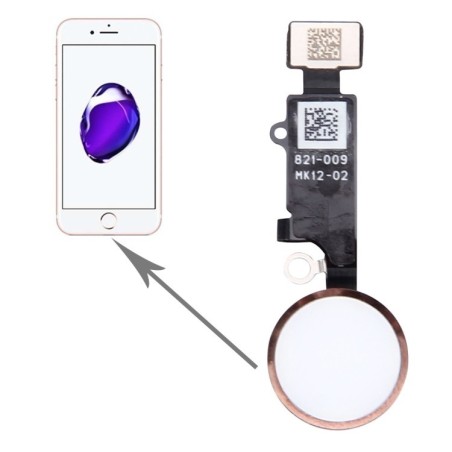IPHONE 7 - TASTO HOME NO FINGERPRINT ROSE GOLD