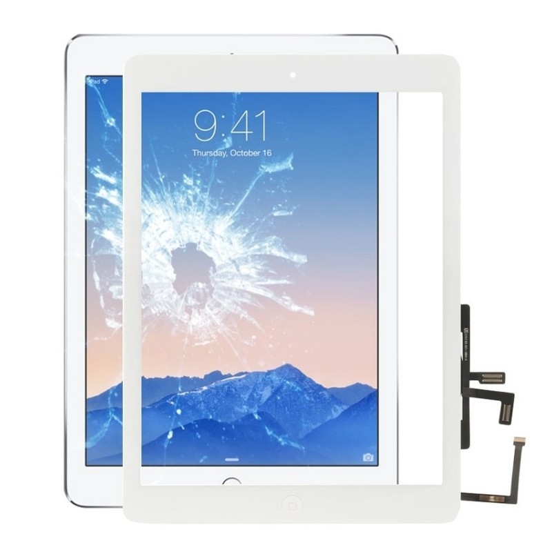IPAD 5 IPAD AIR - VETRO TOUCH SCREEN ASSEMBLATO COLORE BIANCO