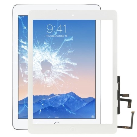 IPAD 5 IPAD AIR - VETRO TOUCH SCREEN ASSEMBLATO COLORE BIANCO
