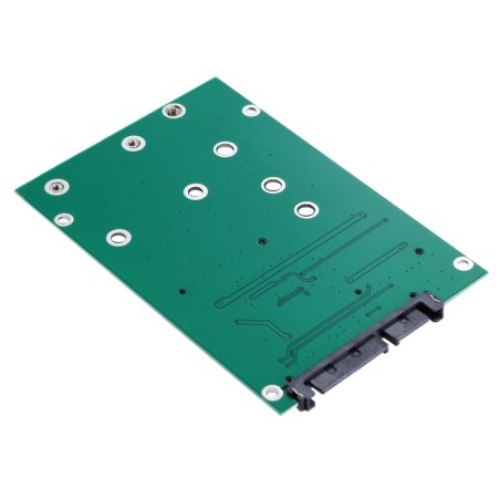 Adattatore M.2 NGFF / mSATA SSD a SATA - Ideale per Recupero Dati