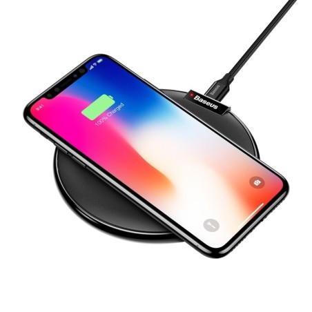 CARICATORE BASEUS QI WIRELESS SENZA FILI PER SMARTPHONE NERO