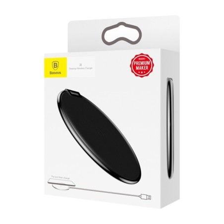 CARICATORE BASEUS QI WIRELESS SENZA FILI PER SMARTPHONE NERO