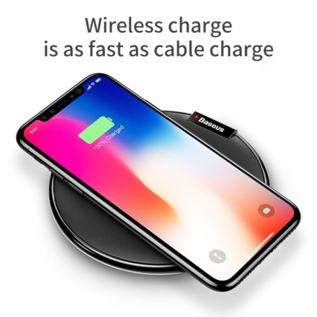 CARICATORE BASEUS QI WIRELESS SENZA FILI PER SMARTPHONE NERO