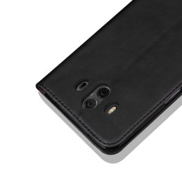 MATE 10 - CLASSIC CASE PROTEZIONE IN ECOPELLE NERO PER HUAWEI