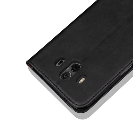 MATE 10 - CLASSIC CASE PROTEZIONE IN ECOPELLE NERO PER HUAWEI
