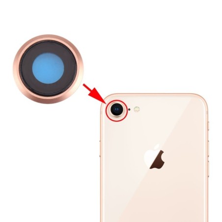 IPHONE 8 - LENTE CAMERA POSTERIORE GOLD