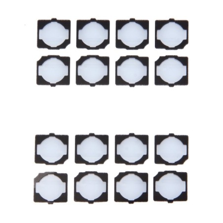 IPHONE 7 - ANTIURTO SPUGNOSO FOTOCAMERA POSTERIORE KIT 5 PZ