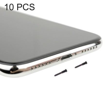 IPHONE X - VITI CONNETTORE RICARICA NERO 2 PCS