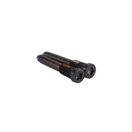 IPHONE X - VITI CONNETTORE RICARICA NERO 2 PCS