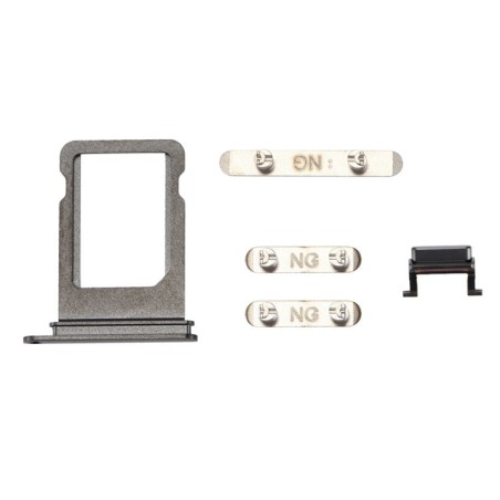 IPHONE X - LETTORE SIM CARD + TASTI VOLUME + VIBRAZIONE E POWER GRIGIO