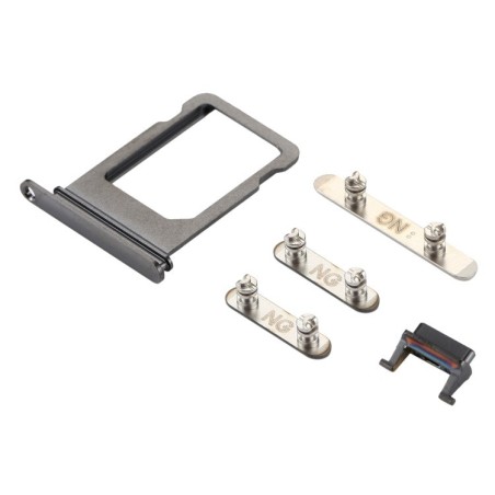 IPHONE X - LETTORE SIM CARD + TASTI VOLUME + VIBRAZIONE E POWER GRIGIO