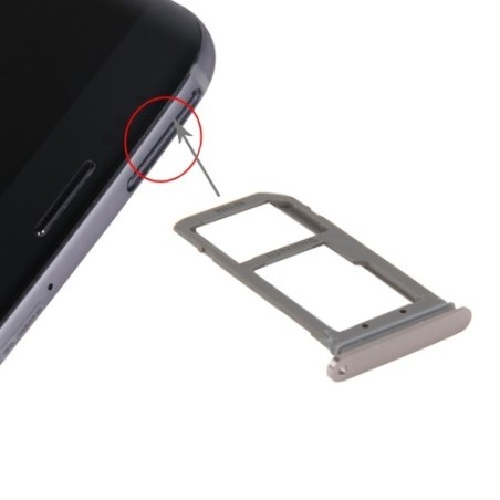 S7 EDGE G935 - ALLOGGIO SIM SD PER SAMSUNG GALAXY ROSE GOLD