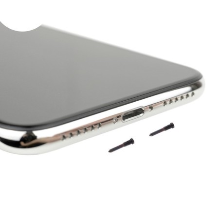 IPHONE X - COPPIA VITI DOCK NERO