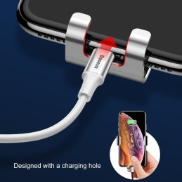 BASEUS CAR MOUNT HOLDER SUPPORTO PER AUTO CON ROTAZIONE A 360° SILVER