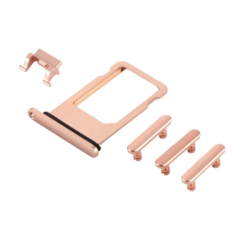 IPHONE 8 PLUS - CASSETTO SIM + VOLUME + BUTTON + MUTE (GOLD)