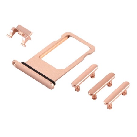 IPHONE 8 PLUS - CASSETTO SIM + VOLUME + BUTTON + MUTE (GOLD)