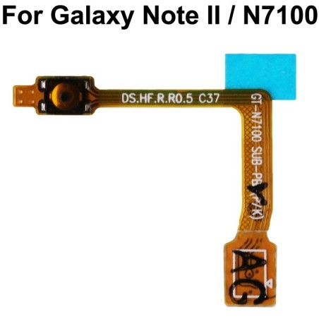 Flat Power Tasto Accensione per Samsung Galaxy Note 2 N7100
