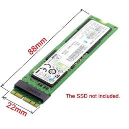 MACBOOK AIR (ANNO 2013-2016) E MAC PRO (FINE ANNO 2013-2015) - NGFF M.2 NVME SSD ADATTATORE SCHEDA2015) -