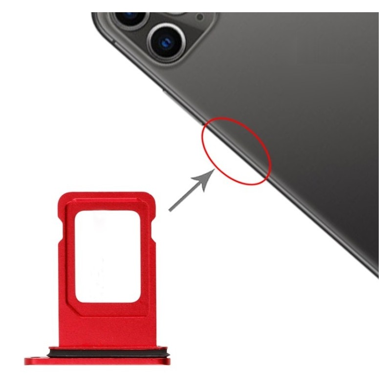 IPHONE 11 - CASSETTO SIM CARD RED