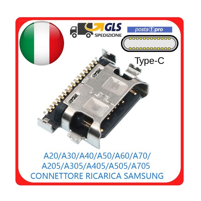 Connettore Ricarica USB-C Samsung Galaxy A20 A30 A40 A50 A70