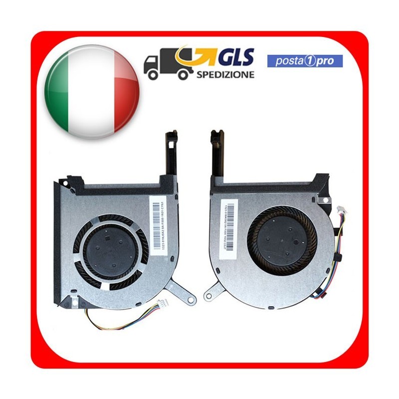 Coppia Ventole ASUS FX505 FX705 FX86 FX86SM FX95G FX95D FX96G FX86FE M505 Coppia Ventole ASUS FX505 FX705 FX86 FX86SM FX95G FX95D FX96G FX86FE M505