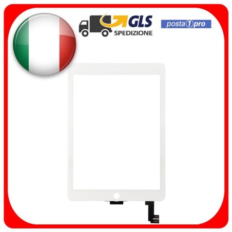 IPAD AIR 2 IPAD 6 A1567 A1566 - VETRO TOUCH SCREEN BIANCO