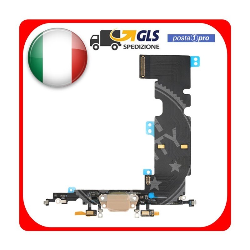 IPHONE 8 PLUS - CONNETTORE DI RICARICA GOLD IPHONE 8 PLUS - CONNETTORE DI RICARICA GOLD