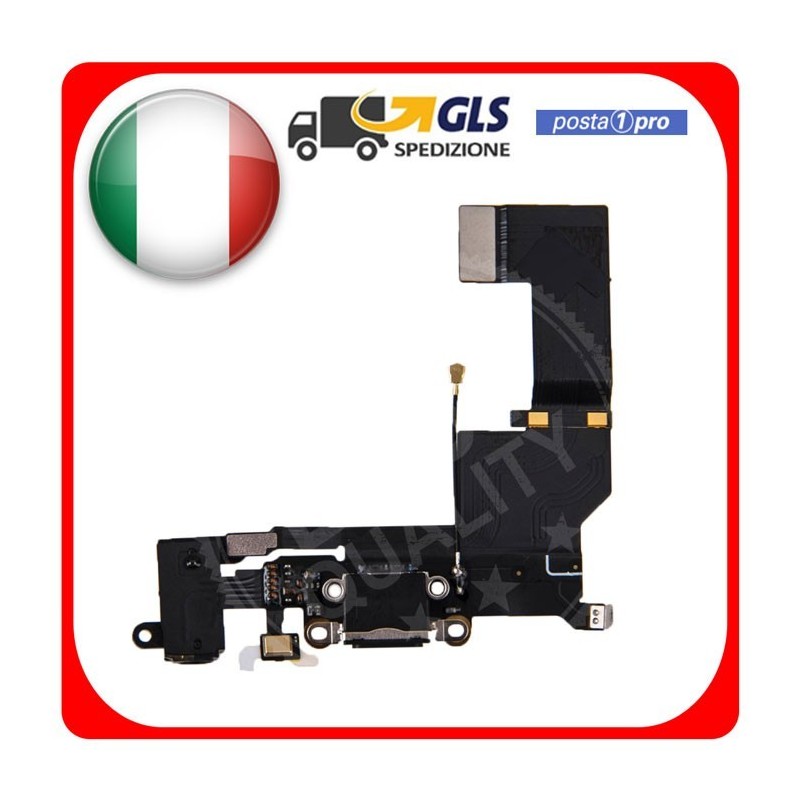 IPHONE SE - CONNETTORE DI RICARICA NERO IPHONE SE - CONNETTORE DI RICARICA NERO