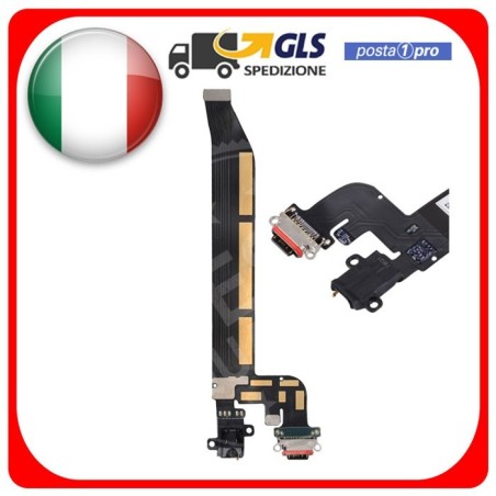 CAVO FLAT CONNETTORE DI RICARICA JACK CUFFIA AUDIO ONEPLUS 5T A5010
