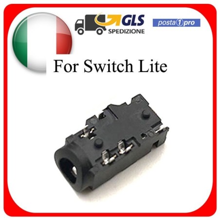 CONNETTORE  DI RICAMBIO JACK CUFFIE MICROFONO PER NINTENDO SWITCH LITE