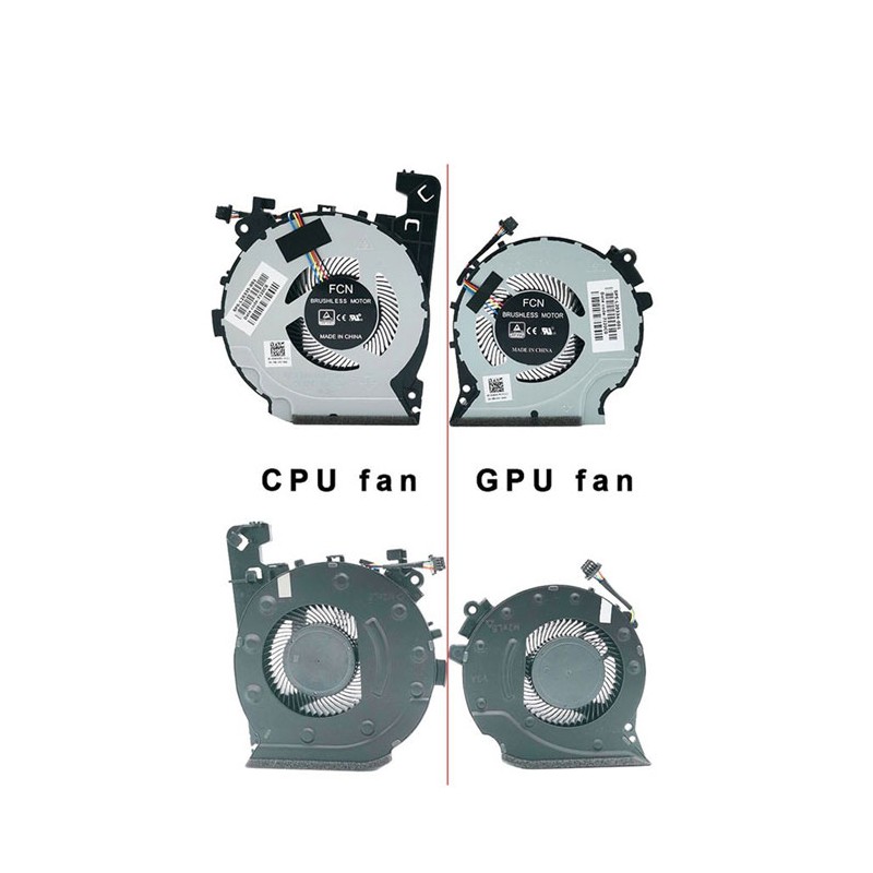 Coppia ventola raffreddamento CPU E GPU HP Pavilion 15-CX 15-CX0058WM 15-CX0068TX FKKA DFS501105PR0T FKK9 TPN-C133 Coppia ventola raffreddamento CPU E GPU HP Pavilion 15-CX 15-CX0058WM 15-CX0068TX FKKA DFS501105PR0T FKK9 TPN-C133