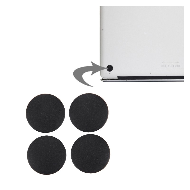 Piedini in Gomma MacBook Pro A1278 A1286 A1297 13-15-17" 2009-2011 Piedini in Gomma MacBook Pro A1278 A1286 A1297 13-15-17" 2009-2011