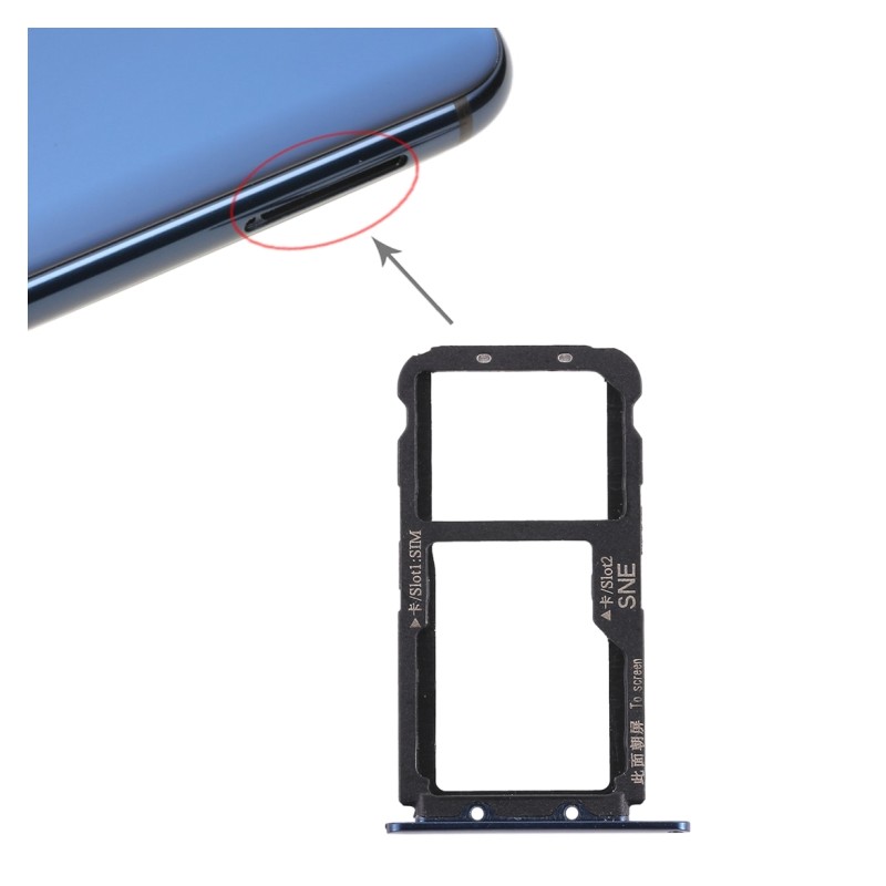 MATE 20 LITE / MAIMANG 7 - CASSETTO SIM + SD PER HUAWEI BLUE MATE 20 LITE / MAIMANG 7 - CASSETTO SIM + SD PER HUAWEI BLUE