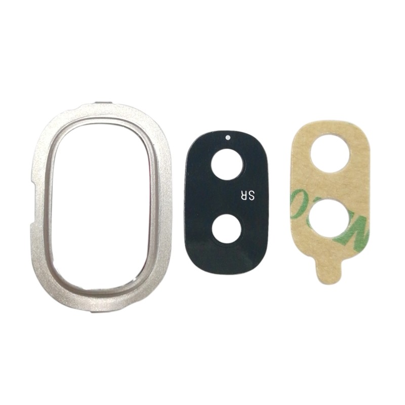 Lente Camera con cornice per Samsung Galaxy J4 J400f/DS J400G/DS nero Lente Camera con cornice per Samsung Galaxy J4 J400f/DS J400G/DS nero
