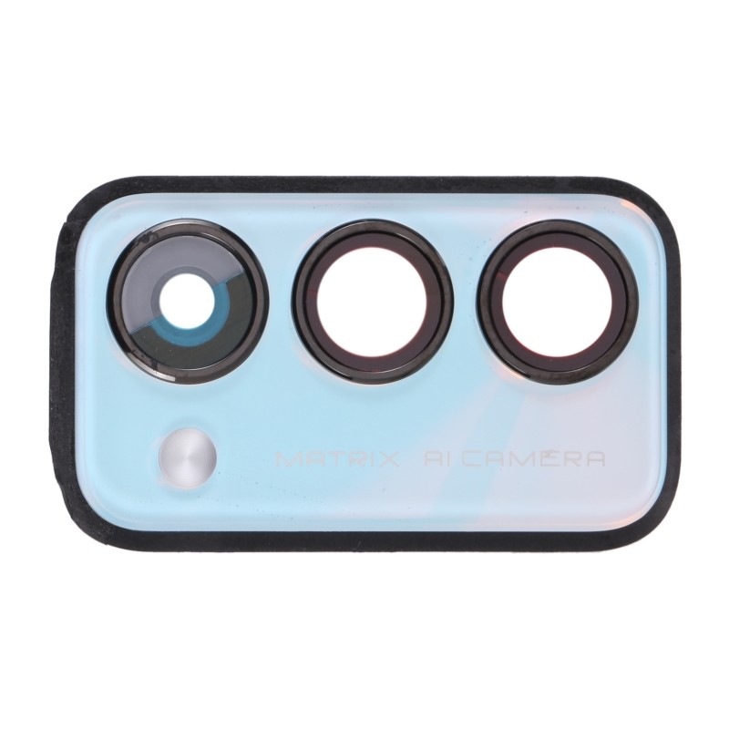 Lente camera posteriore con frame per Oppo Realme Q3 Pro 5G / Q3 Pro Carnival blue Lente camera posteriore con frame per Oppo Realme Q3 Pro 5G / Q3 Pro Carnival blue