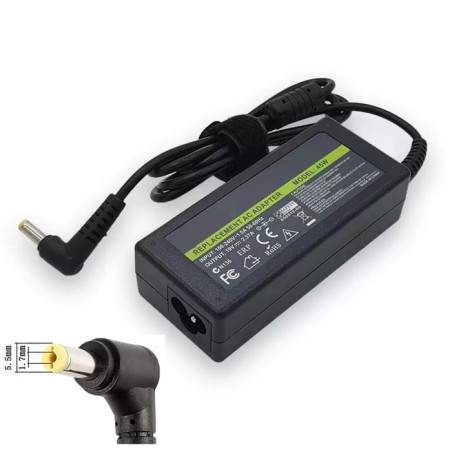 Alimentatore 45W per Acer Aspire One Travelmate Iconia Tab 19V 2.37A Plug 5.5*1.7
