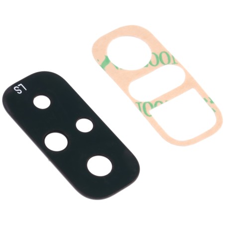 Vetrino Fotocamera Posteriore per Xiaomi Redmi Note 10 4G M2101K7AI M2101K7AG Nero