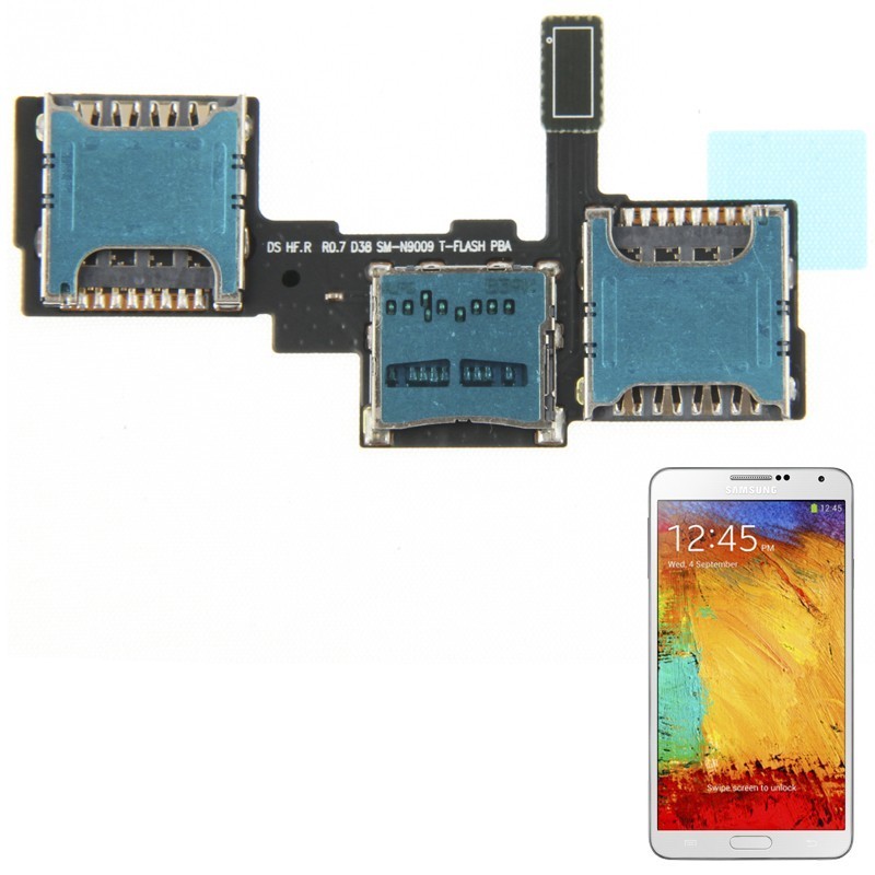 Cavo Flat Alloggio SIM per Samsung Galaxy Note 3 N9000 Ricambio Cavo Flat Alloggio SIM per Samsung Galaxy Note 3 N9000 Ricambio
