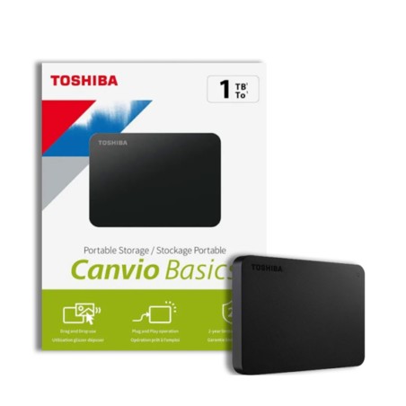 Hard Disk Esterno 1TB Toshiba Canvio Basics 2.5" USB 3.0 HDTB510XK3AA