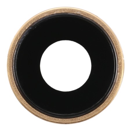 Vetrino Lente camera iPhone XR Vetro camera con supporto Gold
