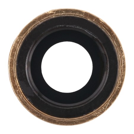 Vetrino Lente camera iPhone XR Vetro camera con supporto Gold