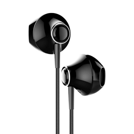 Auricolari Baseus Encok H06 Jack 3.5mm Microfono Controllo Nero