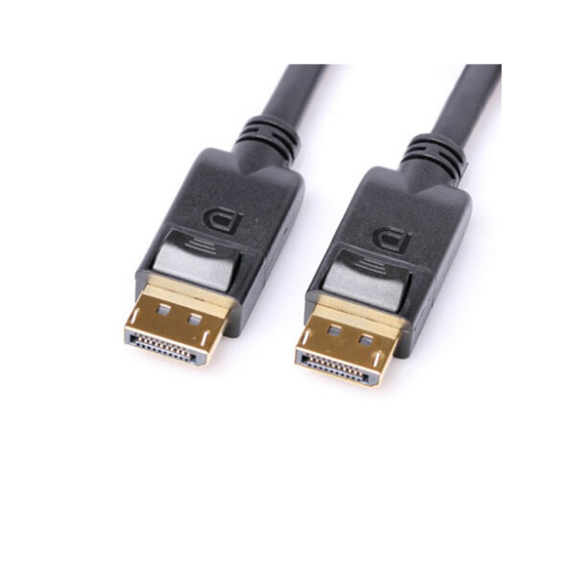Cavo DisplayPort 1.2 Maschio/Maschio 1.8m UHD 4K Audio Video Dorato