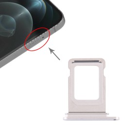Carrellino SIM Tray Silver per iPhone 12 Pro Vassoio SIM Ricambio
