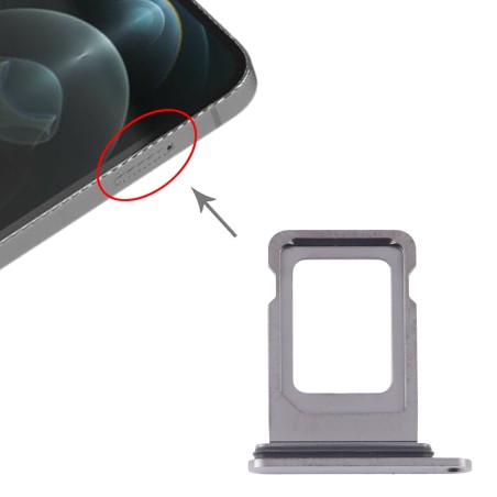 Carrellino SIM Tray Graphite per iPhone 12 Pro Vassoio SIM Ricambio