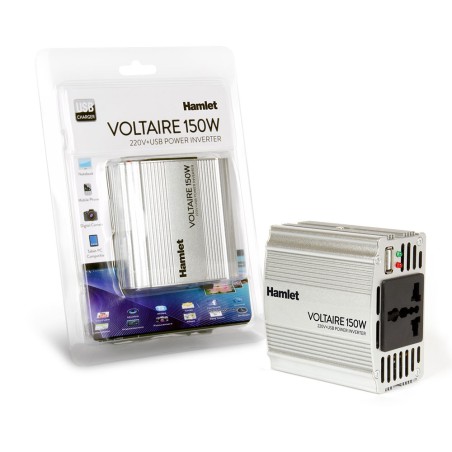 Inverter Corrente 12V 220V 150W USB Auto Camper Barca Hamlet Voltaire