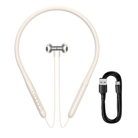 Auricolari Bluetooth Baseus Bowie P1 Neckband Wireless 25h USB-C Bianchi