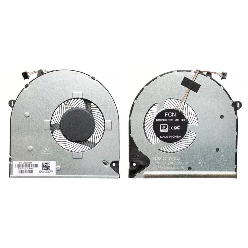 Ventola Cpu Fan HP 250 G8 255 G8 250 G9 255 G9 15-du 15s-du 15-DW TPN-C139 Ventola Cpu Fan HP 250 G8 255 G8 250 G9 255 G9 15-du 15s-du 15-DW TPN-C139