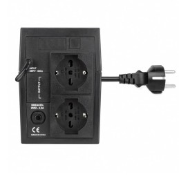 UPS Vultech UPS650VA-LITE, Standby, Certificazione:CE-Frequenza di ingresso:50/60-frequenza output:50/60-Potenza in uscita (kVA